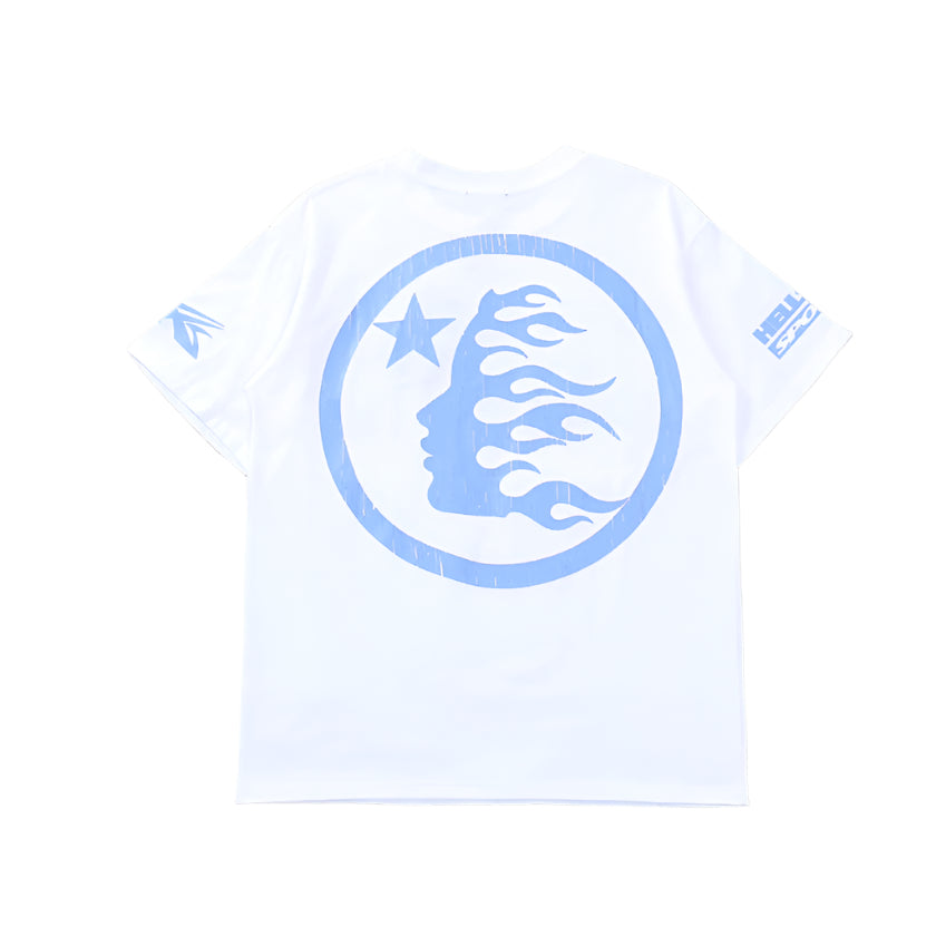 Hellstar "Beat Us" White T-Shirts