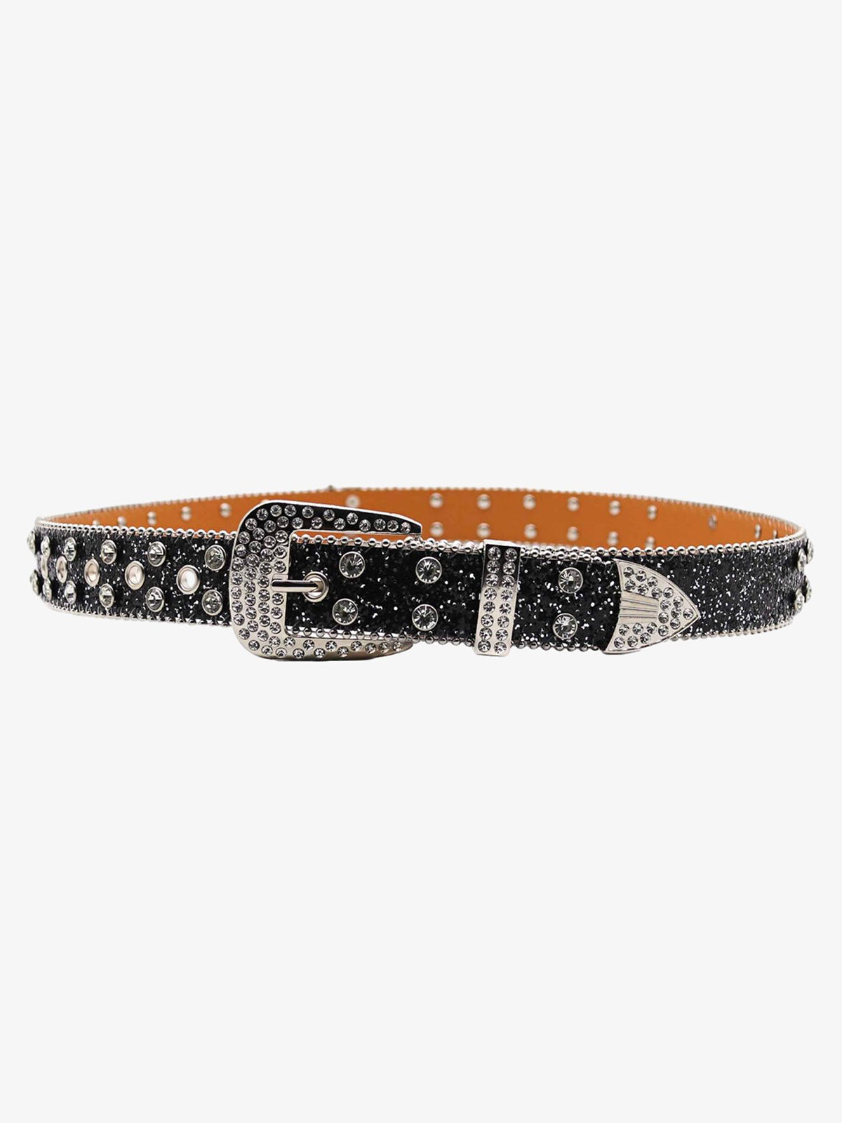Thesupermade Rhinestone Skull Belt - 1668