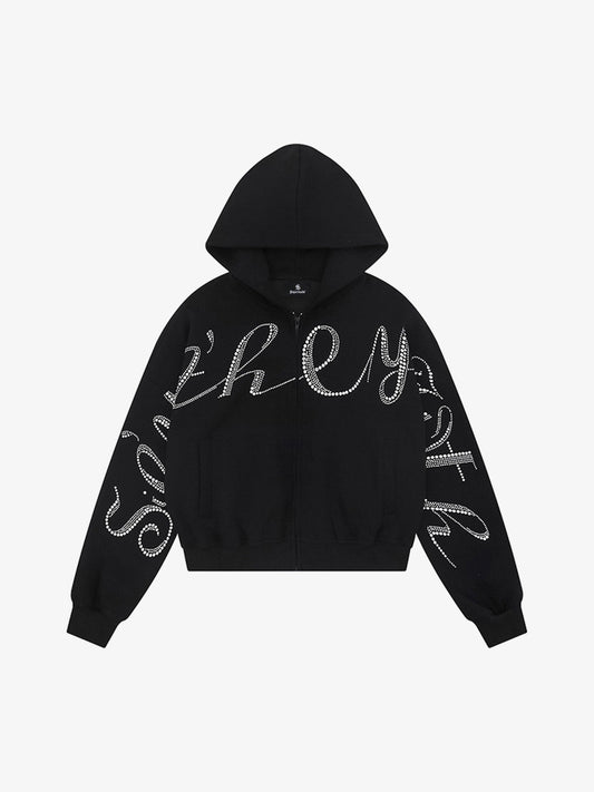 5 ★ Hip-Hop VVS Cropped Hoodie