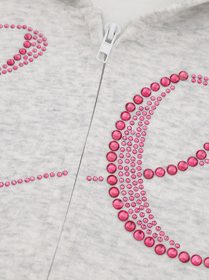 5 ★ Hip-Hop VVS Cropped Hoodie