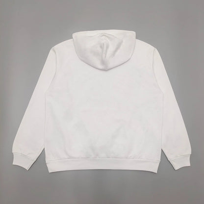 SP5DER OG RHINESTONE LOGO HOODIE WHITE
