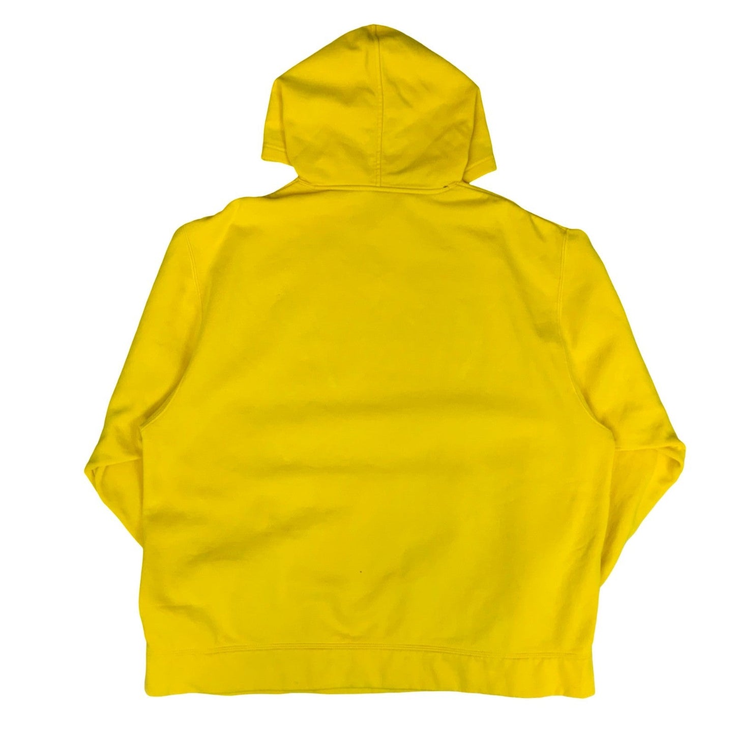 VTG 90s 'NIKE' SWOOSH YELLOW PULL-OVER MICHIGAN WOLVERINES TEAM TAG HOODIE 3XL