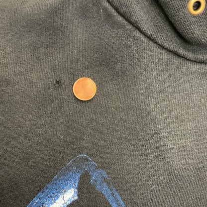 VTG Y2K FRUIT OF THE LOOM CHILDREN OF BODOM BLACK FOLLOW THE REAPER HOODIE S/M