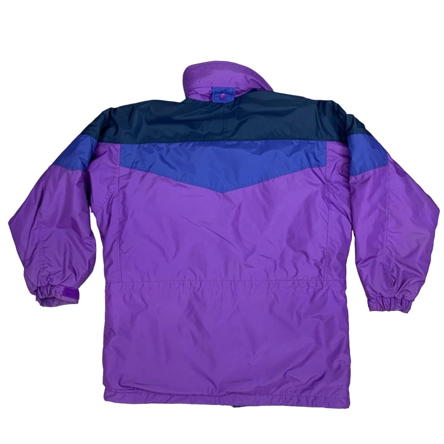 Vintage 1990's Columbia Purple Blue Navy Lightweight Ski Jacket Extra Large XL