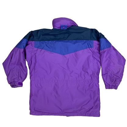 Vintage 1990's Columbia Purple Blue Navy Lightweight Ski Jacket Extra Large XL