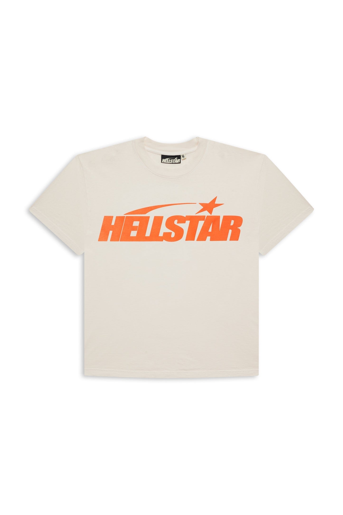 Hellstar Classic White n Orange T-Shirt