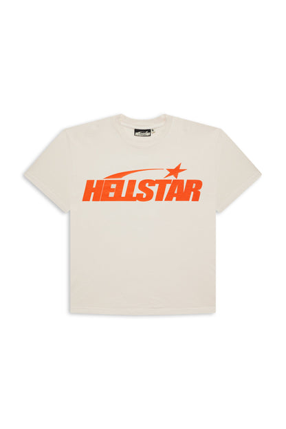 Hellstar Classic White n Orange T-Shirt