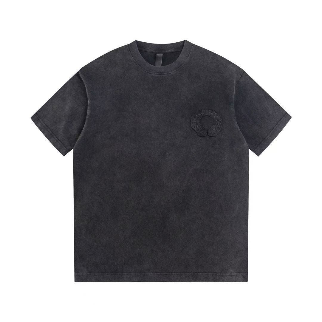 CHROME HEARTS VINTAGE WASHED T-SHIRT DARK GREY