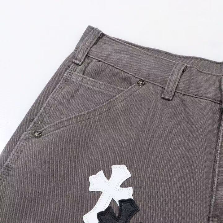 CHROME HEARTS JEANS BROWN
