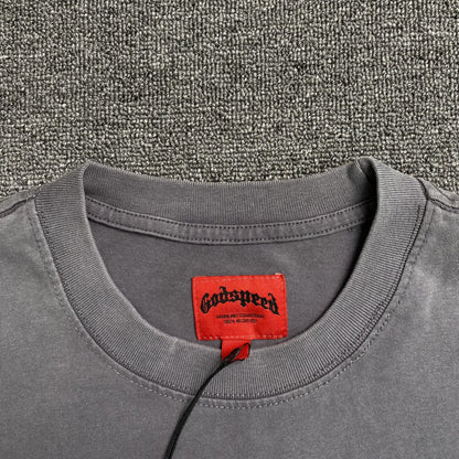 GODSPEED BALACLAVA SZN T-SHIRT WASHED GREY