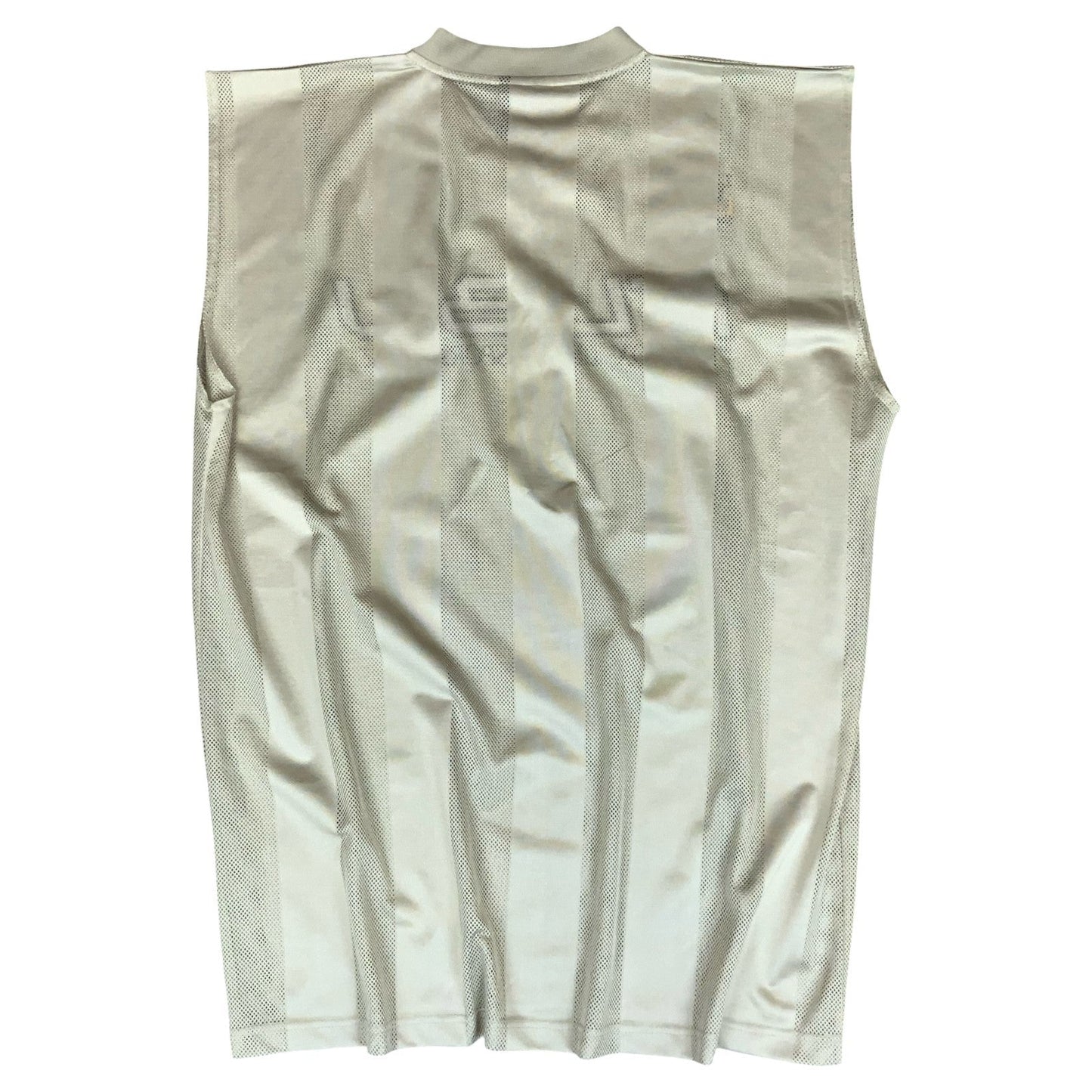 VTG 90s y2k 'FUBU' LENNOX LEWIS SPORTS DIVISION BEIGE SLEEVELESS JERSEY XL/2XL