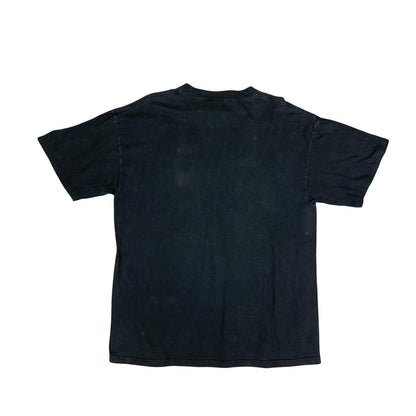 Vintage 1999 Logo Athletic New York Mets MLB Black Graphic T-Shirt Large