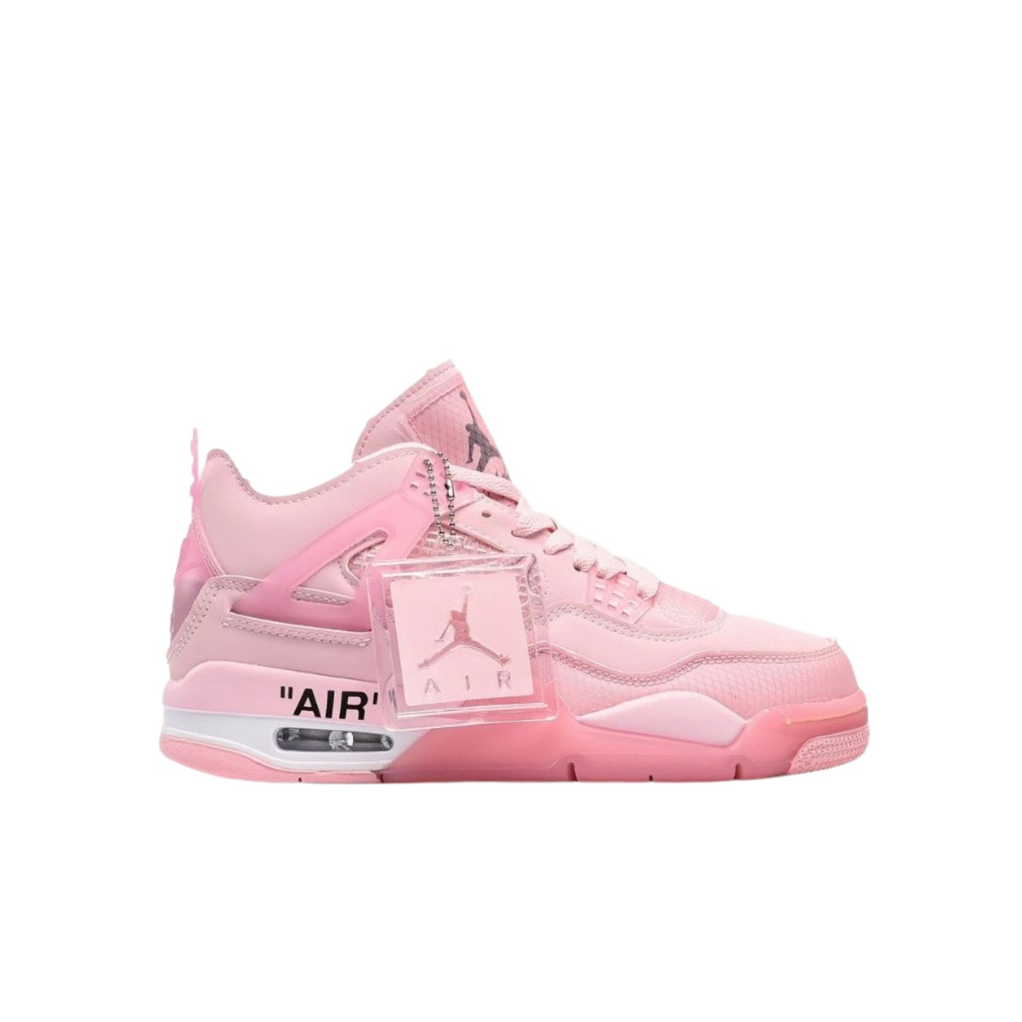 JORDAN 4 x OFF-WHITE ROSE PEACH