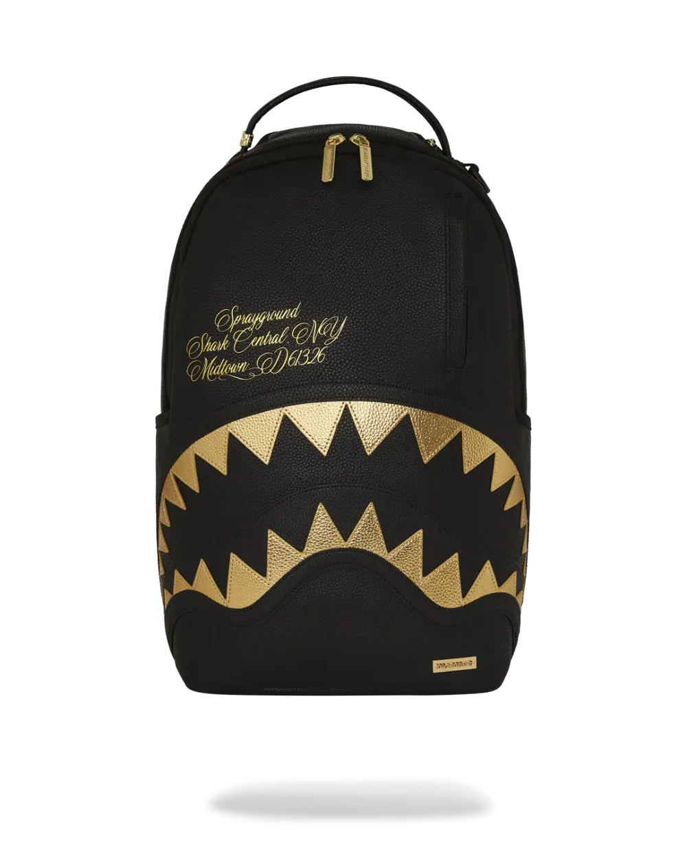 Black & Gold Shark Backpack