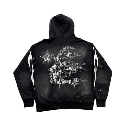 Hellstar "Sports" Black Zip Hoodie