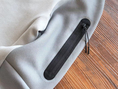 NIKE TECH FLEECE HOODIE x GREY/WHITE