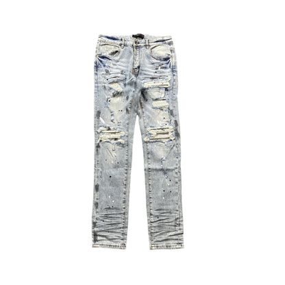 AMIRI MX1 PAINTER JEANS BLUE