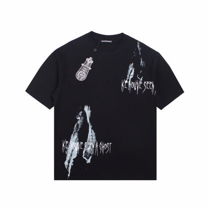 CHROME HEARTS x KIDS SEE GHOSTS T-SHIRT BLACK