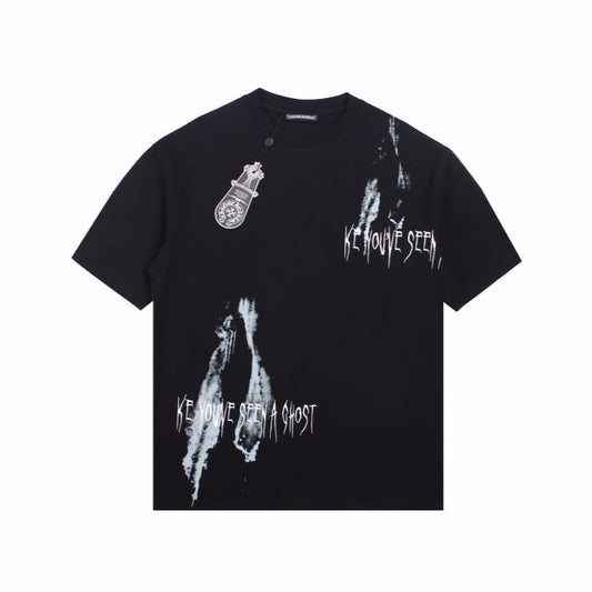CHROME HEARTS x KIDS SEE GHOSTS T-SHIRT BLACK