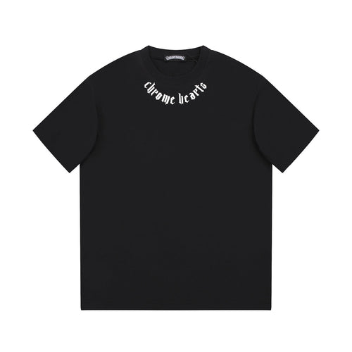 CHROME HEARTS LOGO COLLAR T-SHIRT BLACK