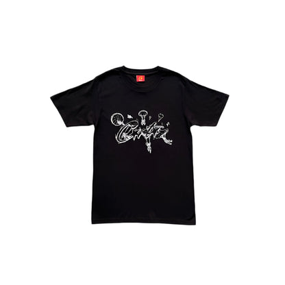 CORTEIZ ALLSTARZ SKYDIVER TEE BLACK