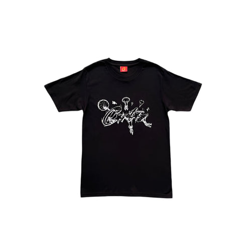 CORTEIZ ALLSTARZ SKYDIVER TEE BLACK