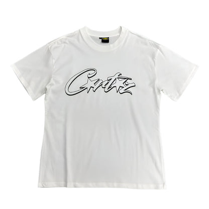 CORTEIZ ALLSTARZ TEE WHITE HOLLOW BLACK