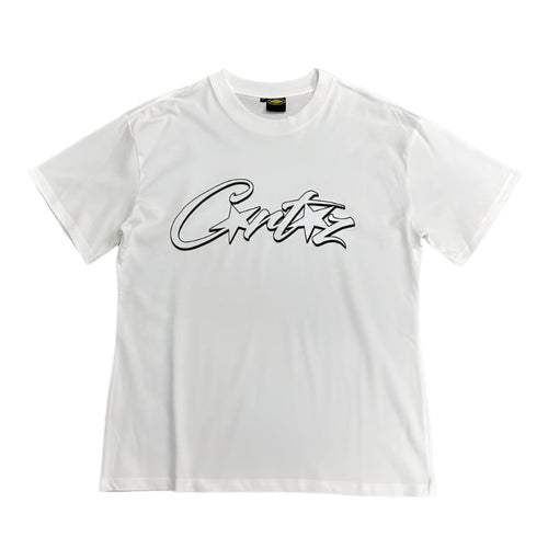 CORTEIZ ALLSTARZ TEE WHITE HOLLOW BLACK
