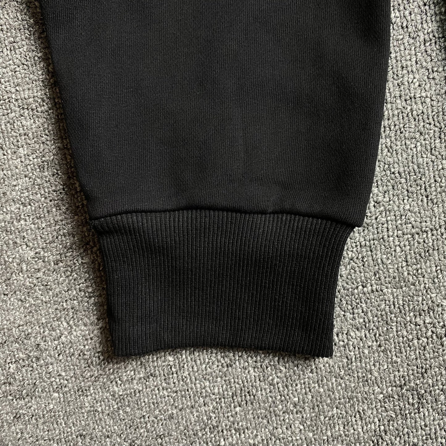 DENIM TEARS COTTON WREATH HOODIE MONOCHROME BLACK