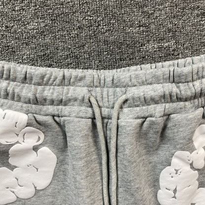 DENIM TEARS COTTON WREATH SHORTS GREY