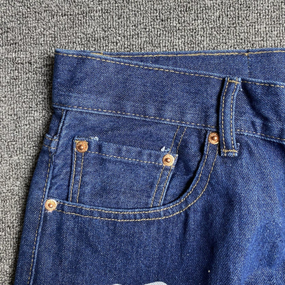 DENIM TEARS x LEVI'S COTTON WREATH JEANS DARK BLUE