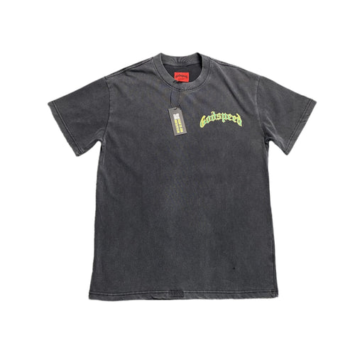GODSPEED BALACLAVA SZN T-SHIRT WASHED BLACK