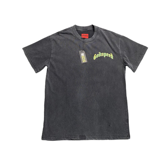 GODSPEED BALACLAVA SZN T-SHIRT WASHED BLACK
