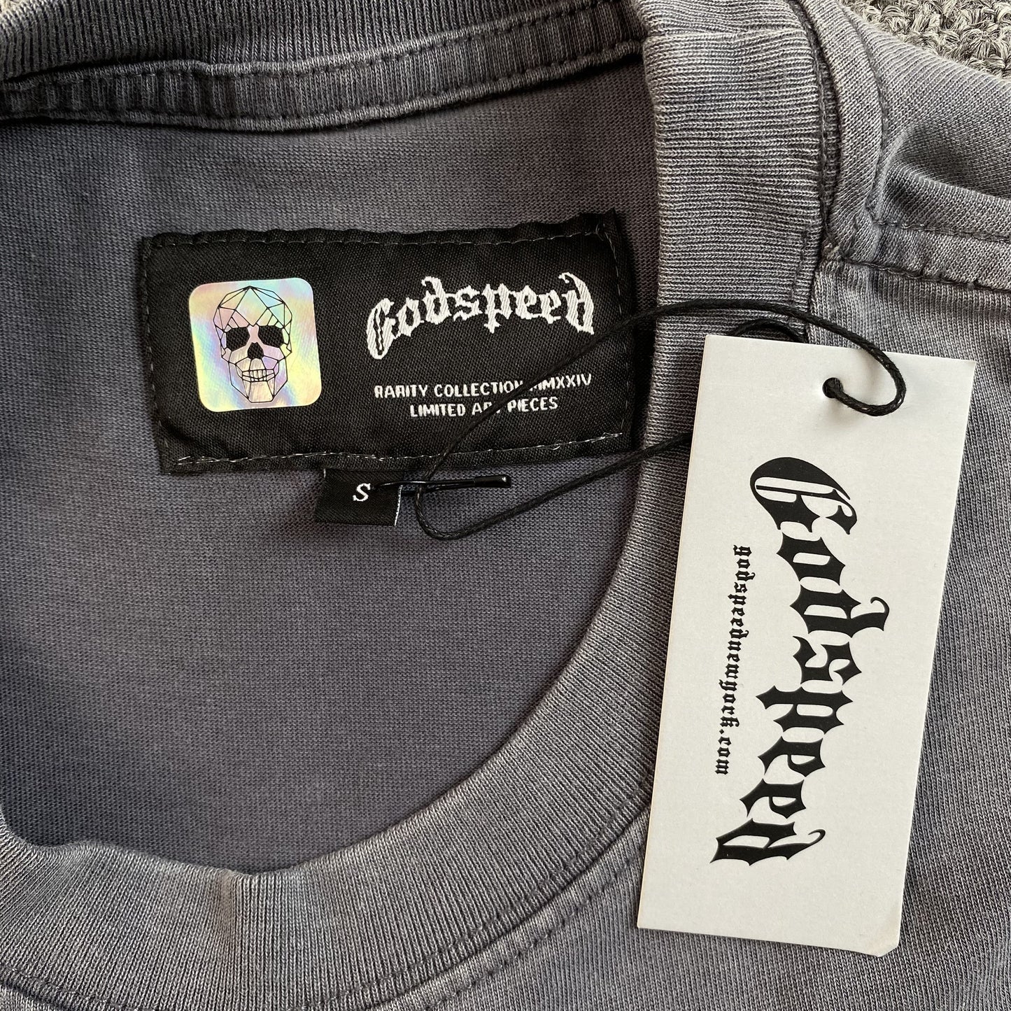 GODSPEED LONG LONELY ROAD T-SHIRT GREY