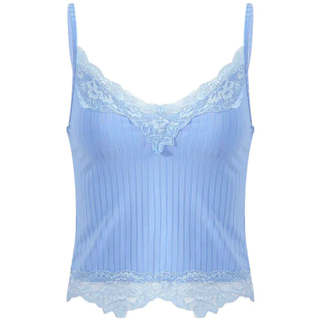 Vintage Aesthetic Sleeveless Crop Top