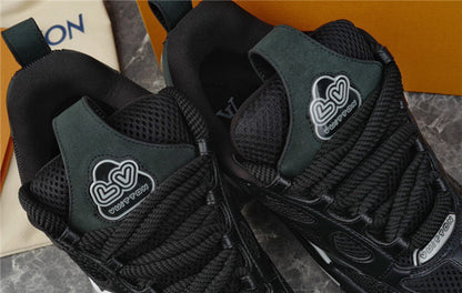 LOUIS VUITTON LV SKATE SNEAKER BLACK WHITE