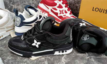 LOUIS VUITTON LV SKATE SNEAKER BLACK WHITE