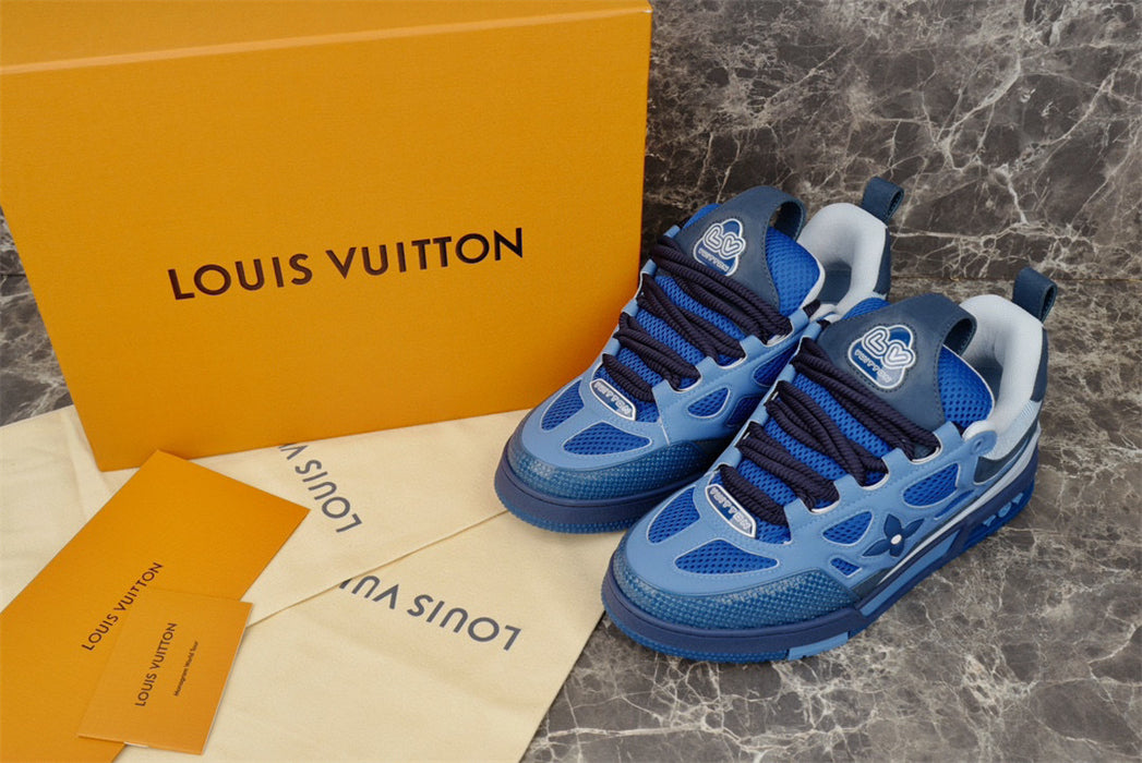 LOUIS VUITTON LV SKATE SNEAKER BLUE