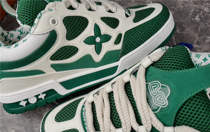LOUIS VUITTON LV SKATE SNEAKER GREEN WHITE