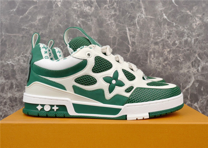 LOUIS VUITTON LV SKATE SNEAKER GREEN WHITE