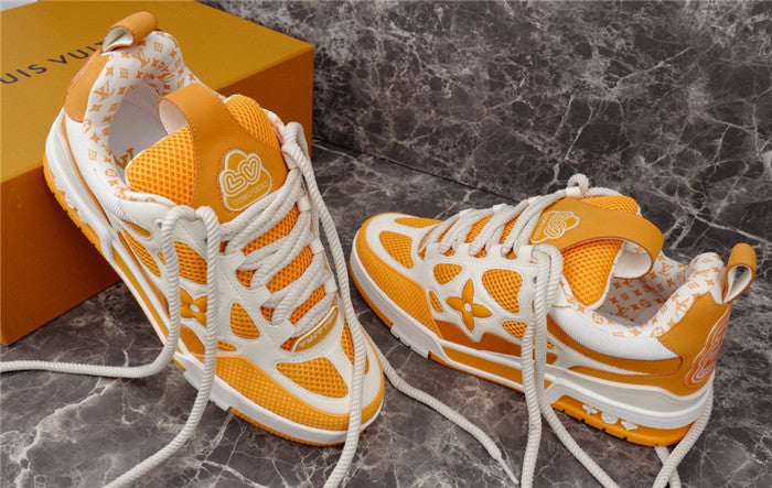 LOUIS VUITTON LV SKATE SNEAKER YELLOW WHITE