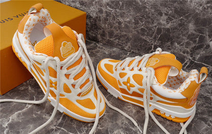 LOUIS VUITTON LV SKATE SNEAKER YELLOW WHITE