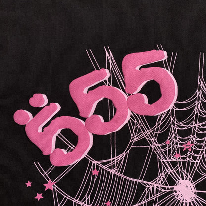 SP5DER ANGEL NUMBER HOODIE BLACK