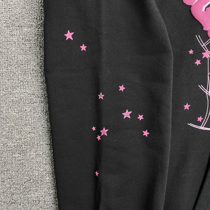 SP5DER ANGEL NUMBER HOODIE BLACK