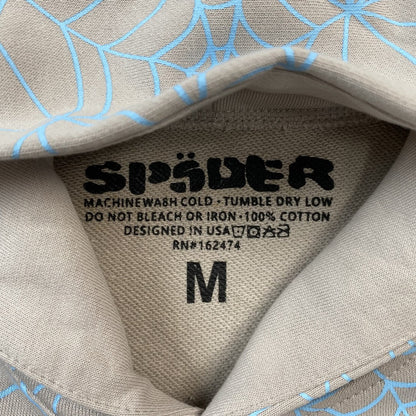 SP5DER AOP WEB HOODIE HEATHER GREY