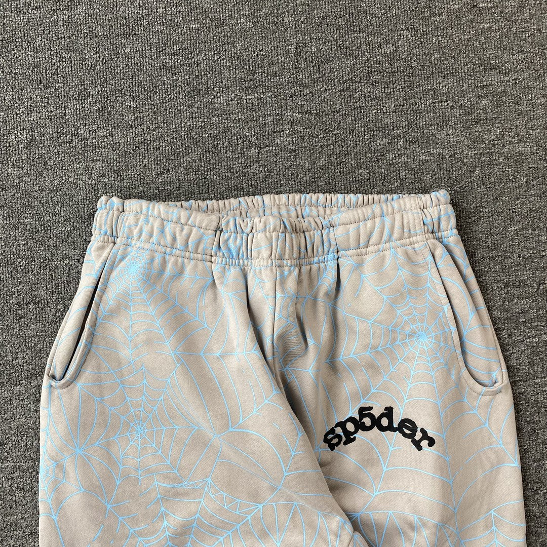 SP5DER AOP WEB SWEATPANTS HEATHER GREY