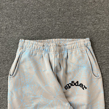 SP5DER AOP WEB SWEATPANTS HEATHER GREY