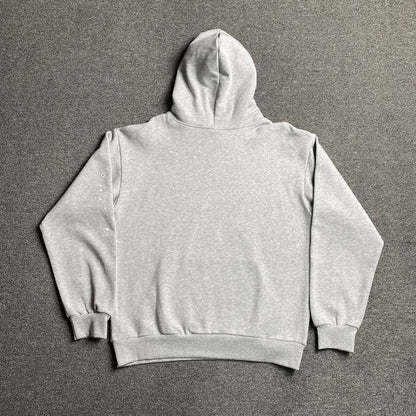 SP5DER ARACH NY PHOBIA HOODIE ASH GREY