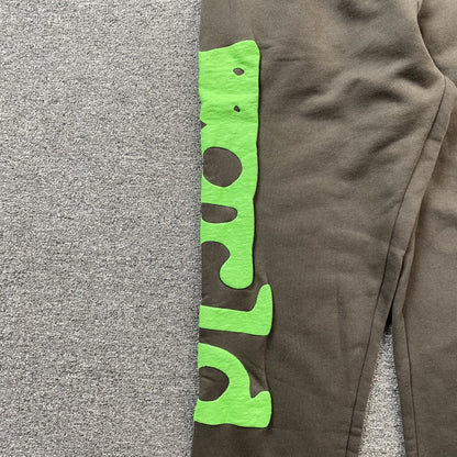 SP5DER BELUGA SWEATPANTS SLATE GREY/GREEN