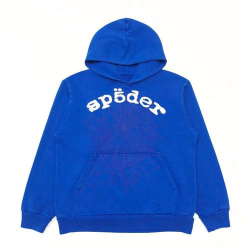 SP5DER LEGACY HOODIE BLUE